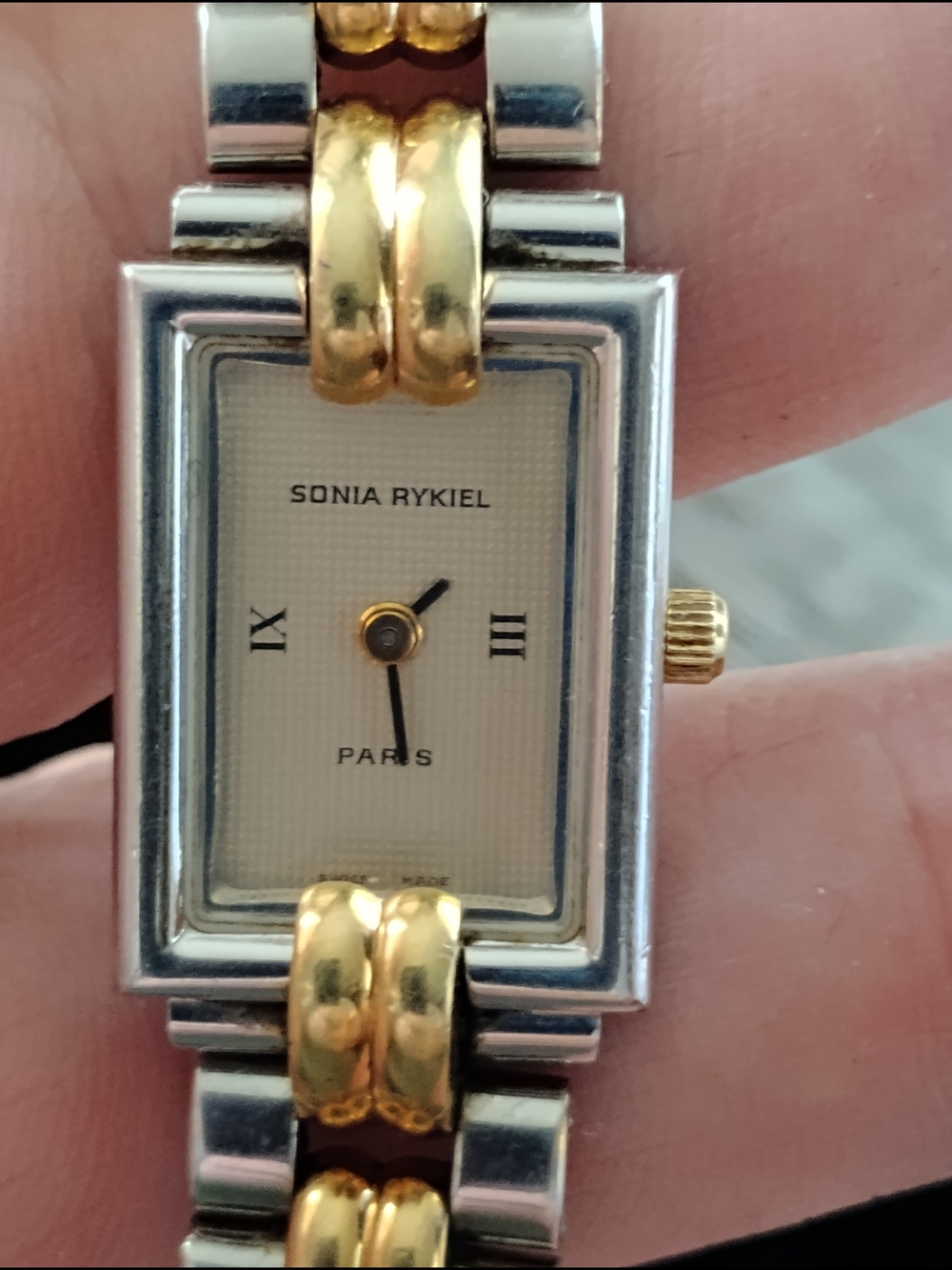 Sonia Rykiel Gold & Silver Women's Bracelet Watch